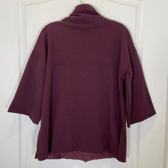 Ugg Astrid Poncho Sweatshirt Fleece Lined Pockets Cozy Cowl Neck XS / S - Picture 8 of 8